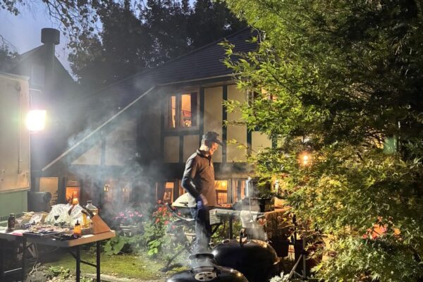 0921出張BBQ富士見ジョナサン01 富士見高原ペンションにてパーティー