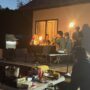 静かな夜のヴィラ